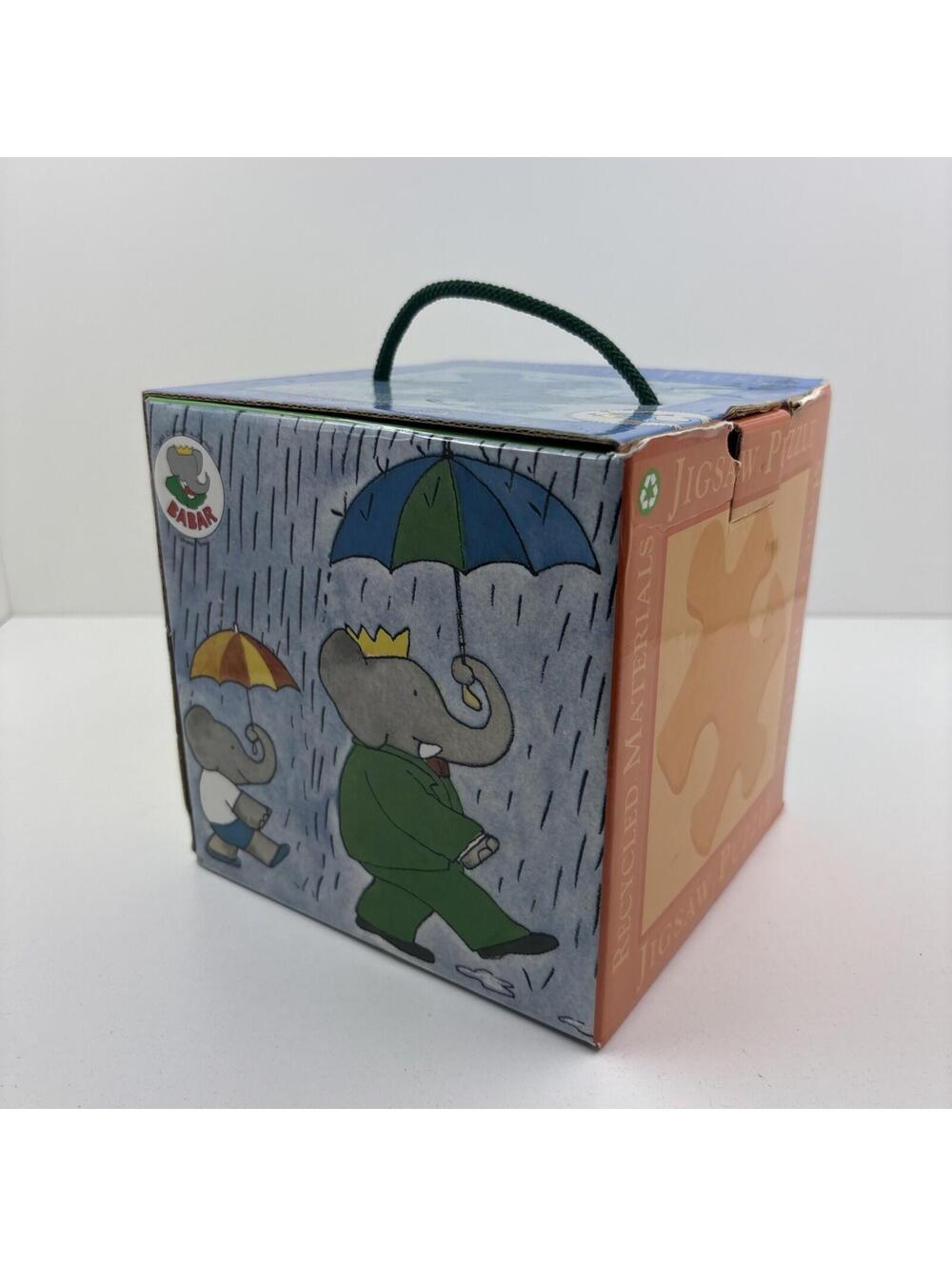 Vintage Jigsaw puzzle Babar 1994 Mud Puppy Complete